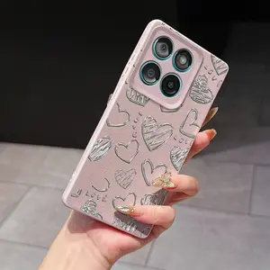 Colorful heart shapes, cool patterns, phone case Cover, Casing, suitable for Moto phone cases, suitable for Moto G05, 15, 34, 35, 45, 54, 64, 75, 84, 85, 96, E15, EDGE50, 60, 2025, 5G, PRO, GT, NFC series models of phone cases. Choose from three colors