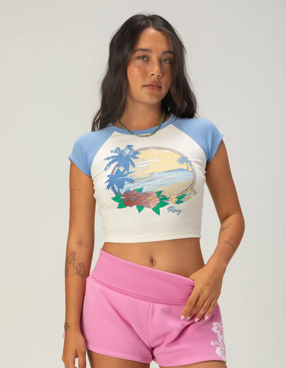 ROXY Around The Beach Womens Raglan Tee