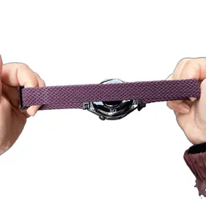 Suitable for Huawei Nylon Magnetic Buckle Elastic Woven Strap watch3Pro Honor