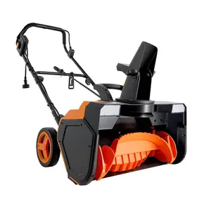VEVOR Heavy Duty Corded Electric Snow Blower - 15A 2200W, 23in Walk-Behind Snow Thrower, Dual LED Headlights, 180° Adjustable Chute, 25FT Throwing Distance, 12in Depth, Extended Clearing Radius for Driveway, Sidewalk, Power Tool