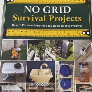 No Grid Survival Projects | SHTF Prepping, Off-grid Living & Homesteading Information | Survive a World without Electricity | 288 Pages Soft Cover