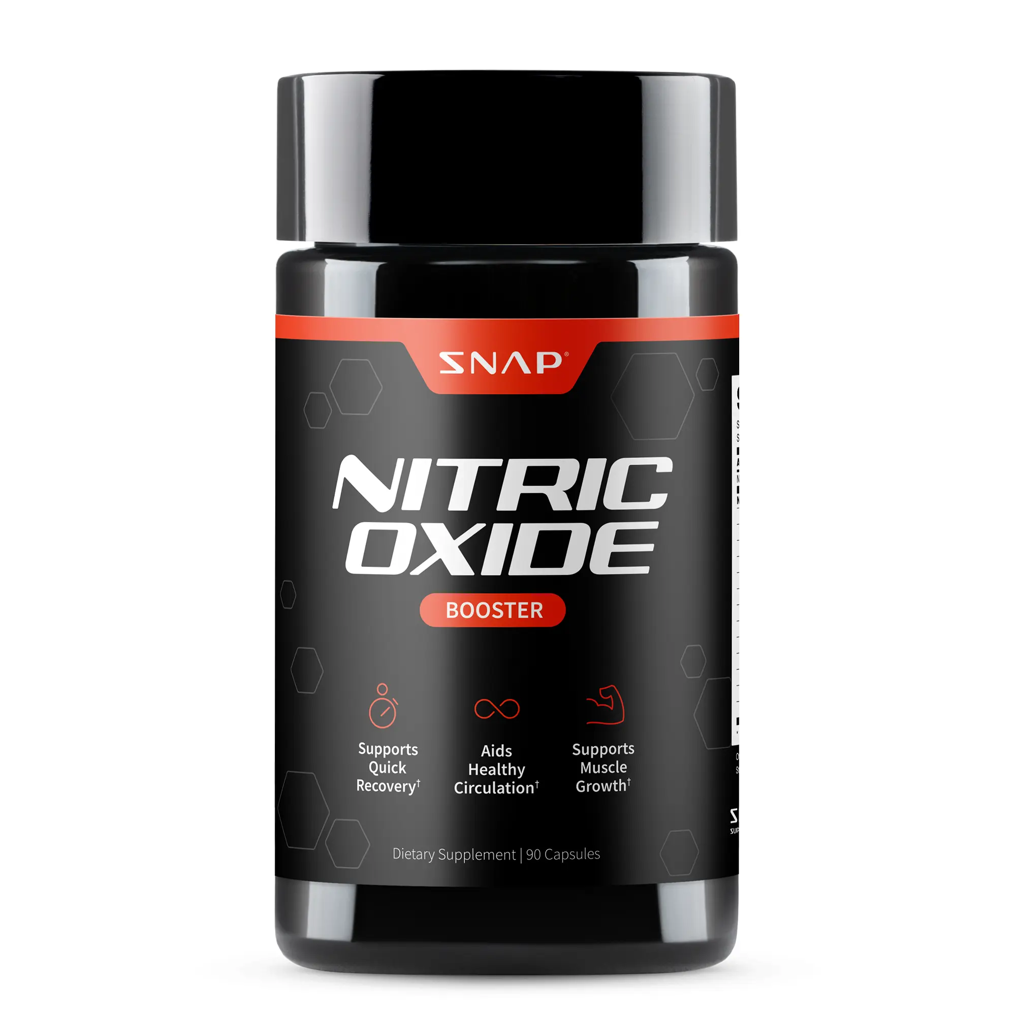 Snap Supplements - Nitric Oxide Booster - Support Healthy Blood Circulation - Nitric Oxide Supplement for Men and Women - 3rd party tested - 90 Count