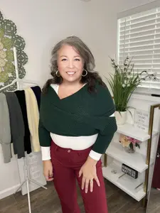 Wrap Me Up Knit Sweater Scarf  Shrug Wrap Knitwear Fashion Style Statement Womenswear Tops Fit Traditional