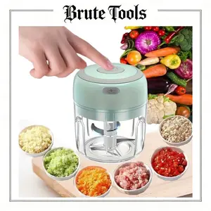 250ML Portable Electric Garlic Chopper - USB Mini Mincer, Compact Food Prep Power Tool for Vegetables, Onions