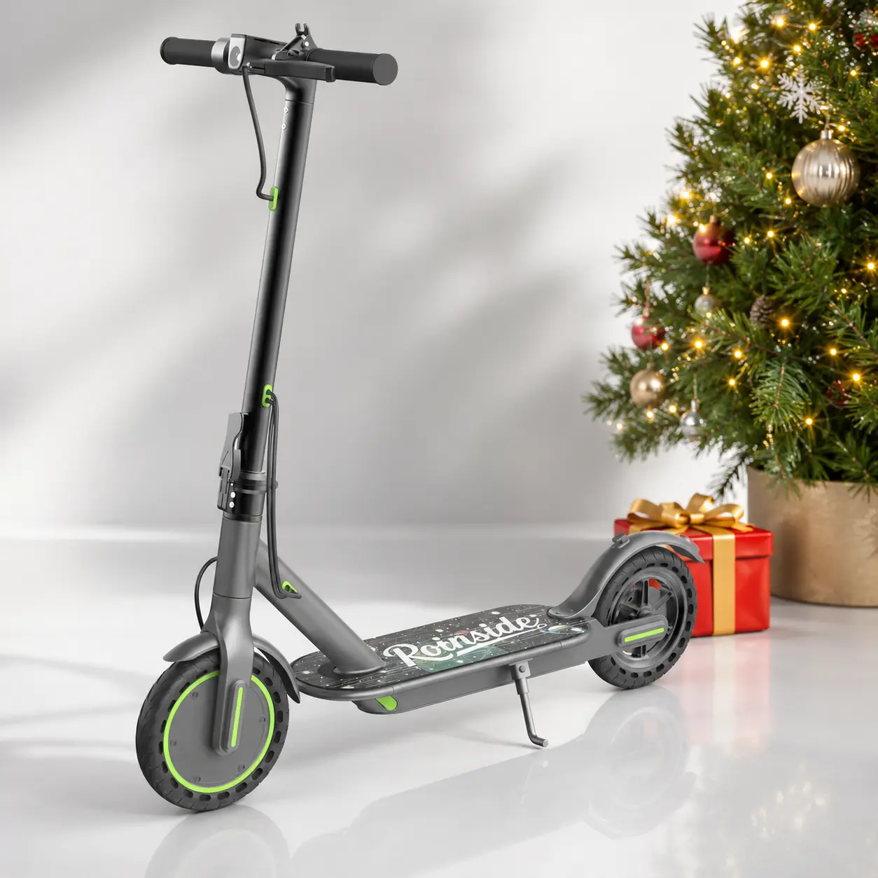Teens Electric Scooter | 350W Motor,19MPH Top Speed,12 Mile Range,8.5" Solid Tire,Smart APP Foldable Kids Scooter