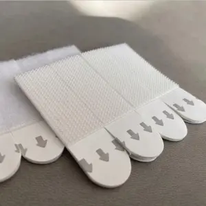 Double-sided Wall-mounted Adhesive Tape, 12pcs Damage-free Velcro Adhesive Strips for Renters, Home Removable Adhesive Wall Mounting Strips for Frame Hanging, Summer for Gift, Easy Removal, Strong Adhesion