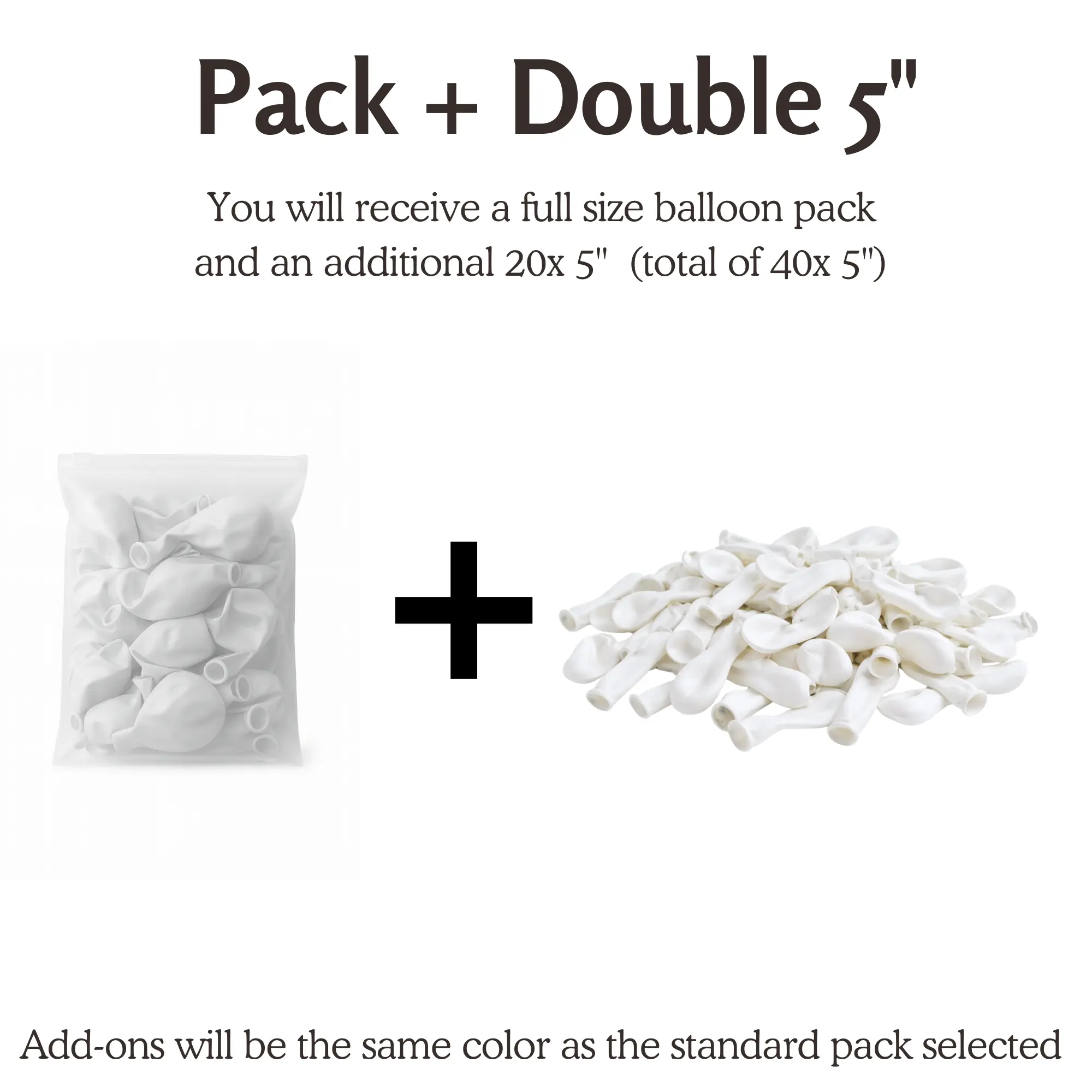 Pack + Double 5"