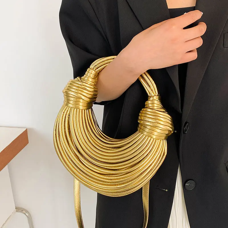 Metal Noodles fashion bag