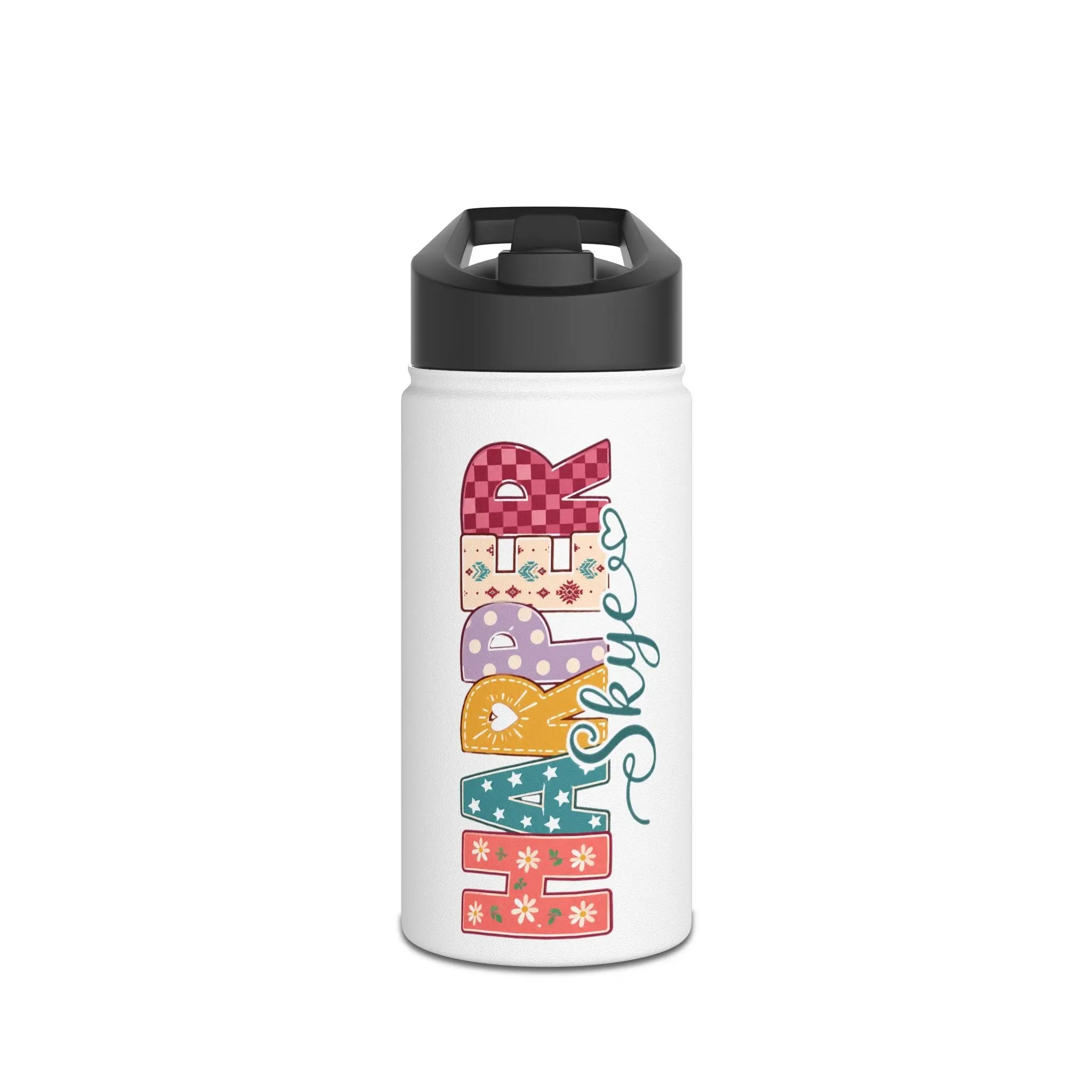 Personalized Kids Water Bottle, Custom Name Water Bottle, Girls School Bottle, Back to School Gift, Kids Gift