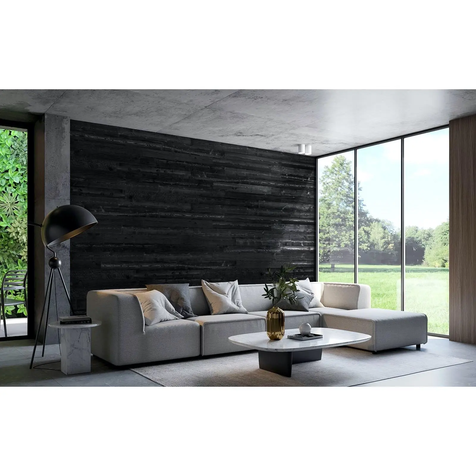 Black Sand Barnwood Planks