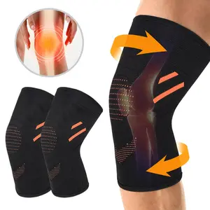 Knee Braces, 1 Pair Knee Compression Sleeves for Men & Women, Sports Knee Protectors for Joint Recovery, Sports, Gym, Workout, Volleyball, Jogging, Squats
