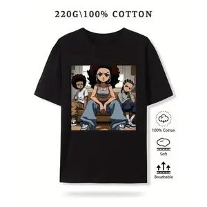 The Boondocks T-Shirt, The Boondocks Riley Freeman Cartoon Character Sweatshirt Hoodie, Anime Shirt, TV Series Shirt,  Gift for Him, Gift for Her