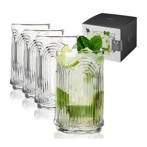 Viski Beau Highball Glasses Set of 4