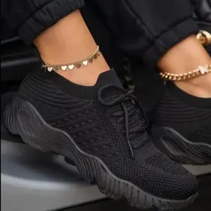 Womens Running Trainers Ladies Sneakers Slip On Walking Gym Comfy Fashion Shoes Footwear Girl Training Athletic Casual