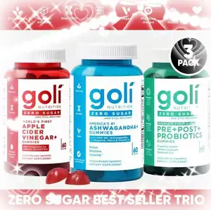 My gut was so clogged even water got stuck. This Goli trio turned my digestive tract into a HIGHWAY!（Only 10 orders available, lowest price, first come, first served）