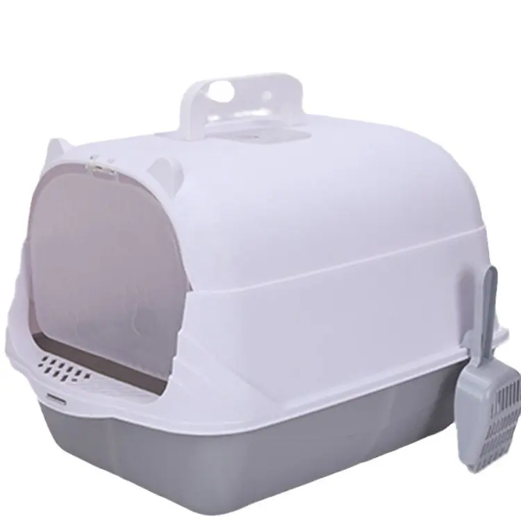 Extra Large Fully Enclosed Cat Litter Box, Splash Proof Sealed Cat Toilet Cabinet for Indoor Cats，cool cat stuff，cat accessories，petsmart cat finds，corn based litter，neveah litter box，breeze litter box，automatic litter box