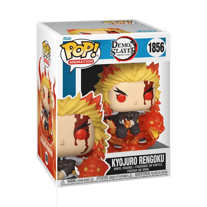 Funko Demon Slayer Premium Kyojuro Rengoku (9th Form) Vinyl Figure #1856 - Collectibles Figurine for Fans of Demon Slayer