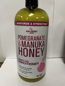 Hair Chemist Sulfate-Free Pomegranate & Manuka Honey Liquid Hair Growth Conditioner - 33 oz, Advanced Moisture Aftercare Hydrating Formula
