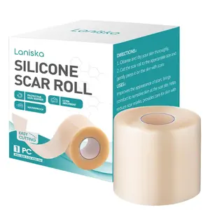 Hydrocolloid Roll for Wound Care - Cut-to-Size, Scar Tissue Tape Face, Extra Large Hydrocolloid Patch Bandages with Self-Adhesive, Ultra Absorbent, Flexible & Waterproof, First Aid Kit Essential Acne Patches, Blemish Patches, Acne Spot Treatment