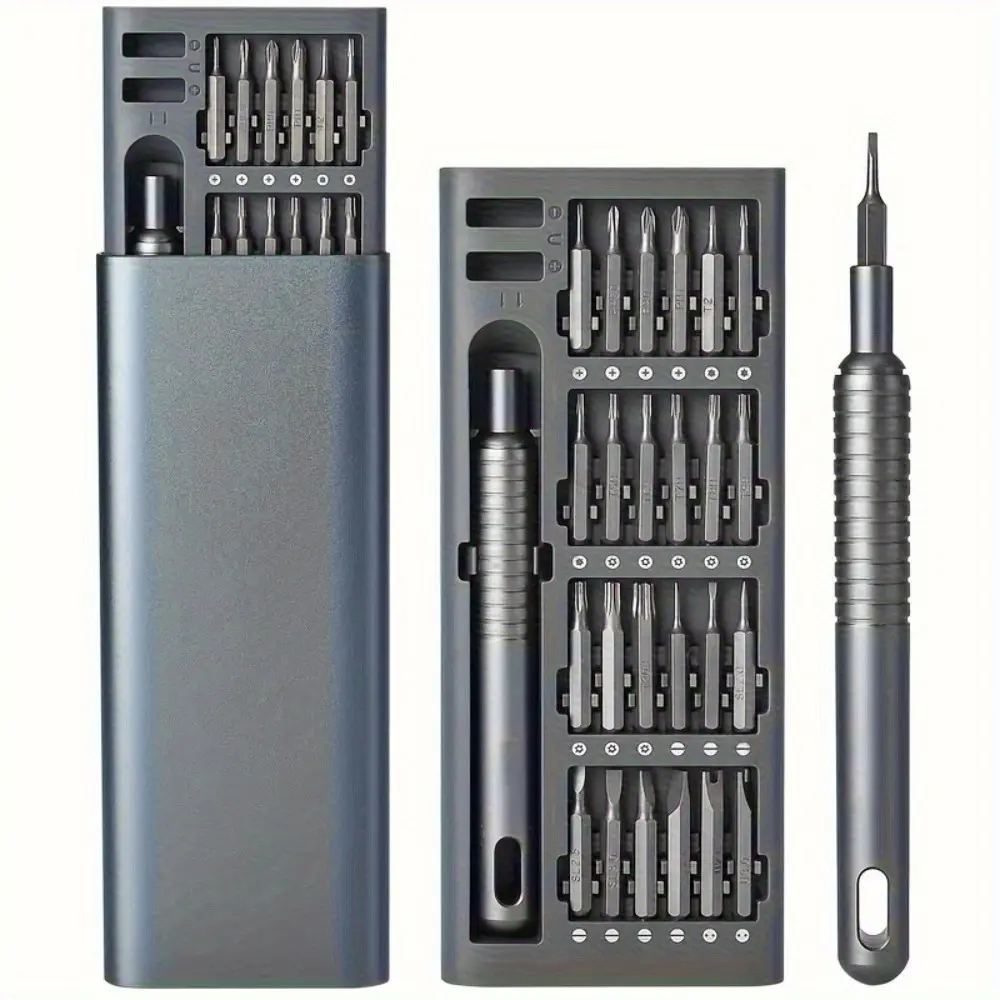 25-in-1 Screwdriver Combo, Multipurpose Screwdriver Kit, Magnetic Screwdriver Tools, Screwdriver Sets, for Electronics, Smartphones, Jewelry Repair - Precision Screw with Compact Metal Repair Kit, for DIY Tech Repairs & Small Device Maintenance
