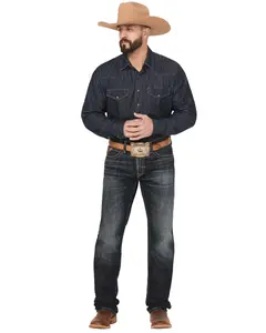 Ariat Men's Boot Barn Bart Keith Dark Wash Relaxed Bootcut Denim Jeans - 10073203