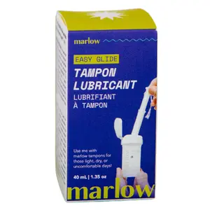 Marlow Revolutionary Tampon Gel | Make Tampons Easy to Insert | Pain-Free Tampon Insertion | Easy Glide One Dip | pH Balanced | Water-Based (40mL)