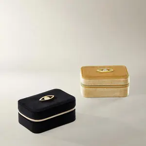 Z Gallerie Velvet Jewelry Case Boxes Organiser Evil Golden