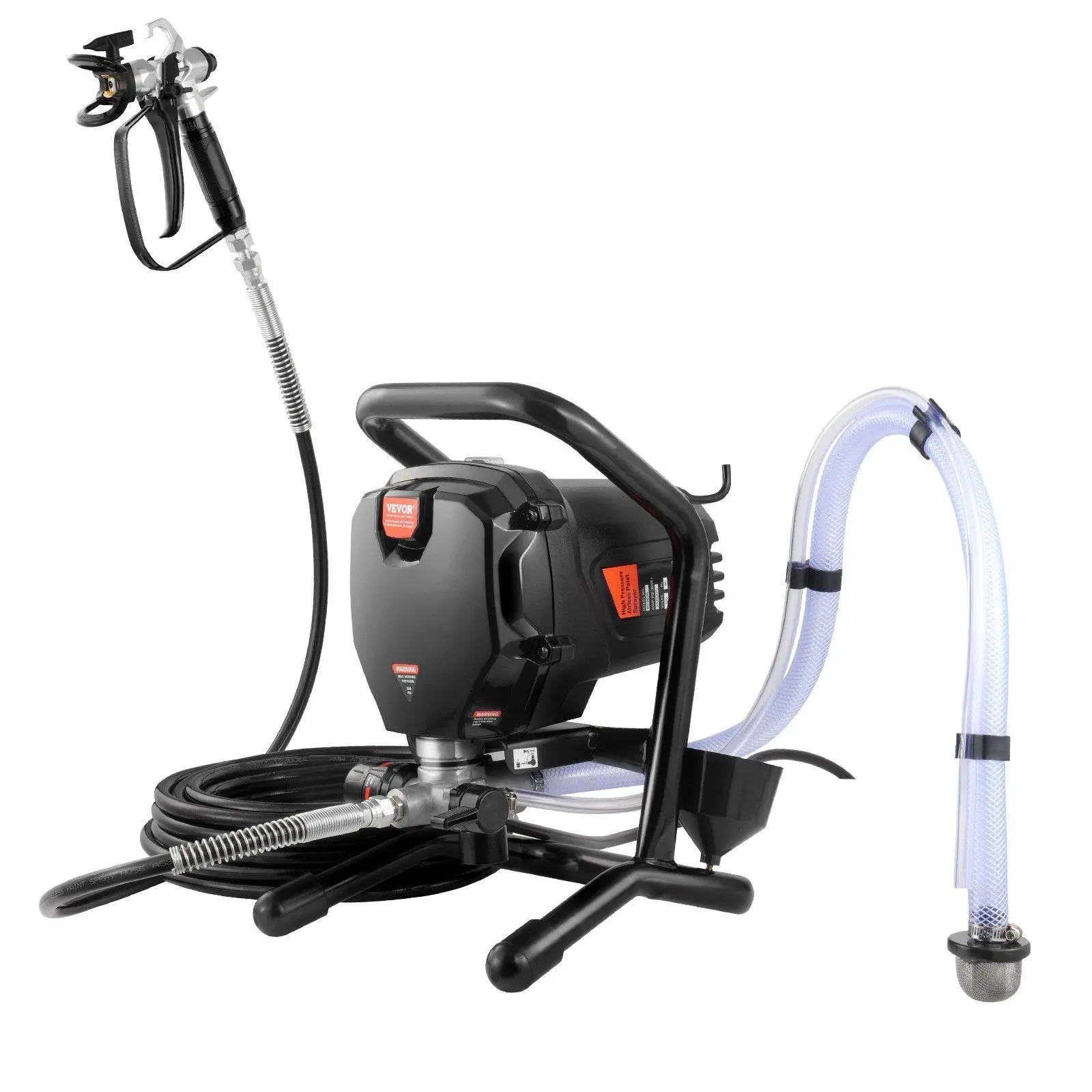 【Summerfinds】VEVOR Stand Airless Paint Sprayer, 3000PSI 750W Efficient Electric Airless Sprayer,for Home Interior and Exterior Furniture and Fences, Handheld Paint Sprayers, Fine and Even Painting Effect