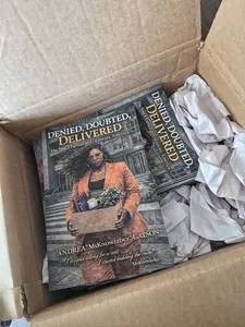 Denied, Doubted, Delivered – Autographed Book by MsKnowledge (Andrea Gatson)