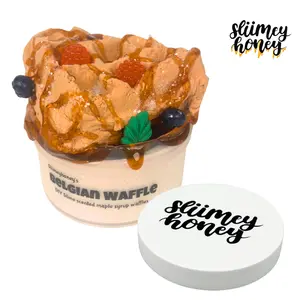 6oz Sliimeyhoney - Belgian Waffle DIY Clay Slime Kit