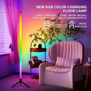 Triangular floor standing ambient light