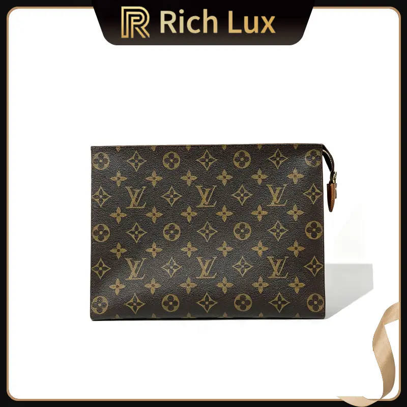 Pre-owned Louis Vuitton Monogram Canvas Toiletry Pouch 26 Portable Makeup Pouch, Travel Beauty Bag, Toiletry Organizer, Toiletry Bags