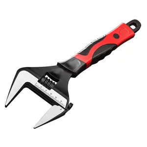 Adjustable Wrench, Multipurpose Double-ended Pipe Tool, High Hardness Pipe Tool, Ideal for Screw Removal, Suitable for Home Use, Multifunctional Wrench