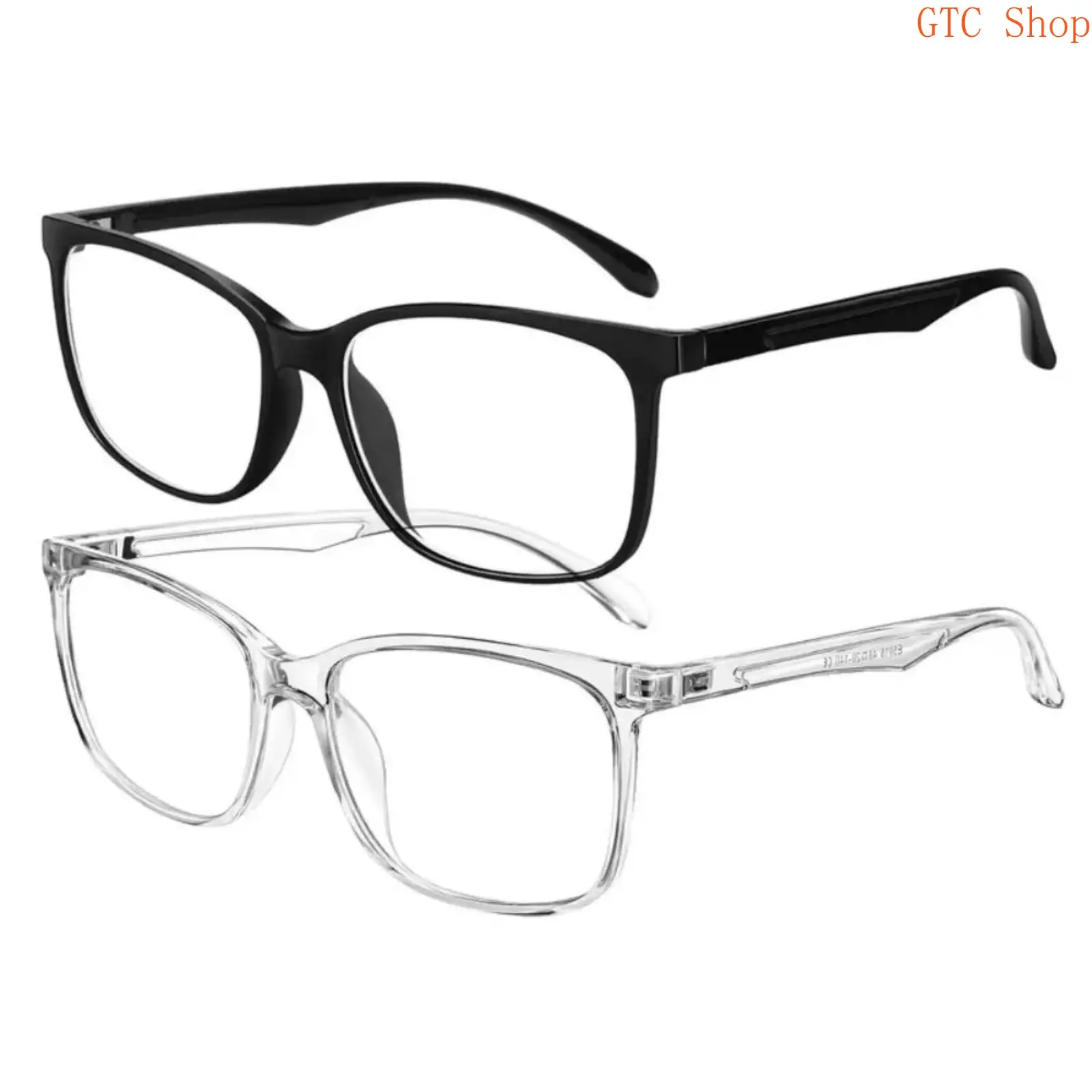 Color Tinted Sports Blue Light Filter Glasses - UV400 Block, High Clarity Non-Prescription Lenses, Lightweight Metal Hinge Strong Frames, Comfortable Long-Term Wearing for Computer Work, Gaming