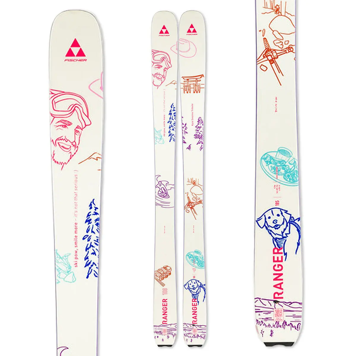 2026 Fischer Ranger 108 - Kyle Smaine Tribute Skis