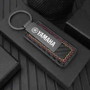 Metal Leather Keychains for Motorcycle Emblem Yamaha Mt09 Mt10 Key Fob Pendants, Stylish Accessories for Men & Women, Perfect Gift Idea