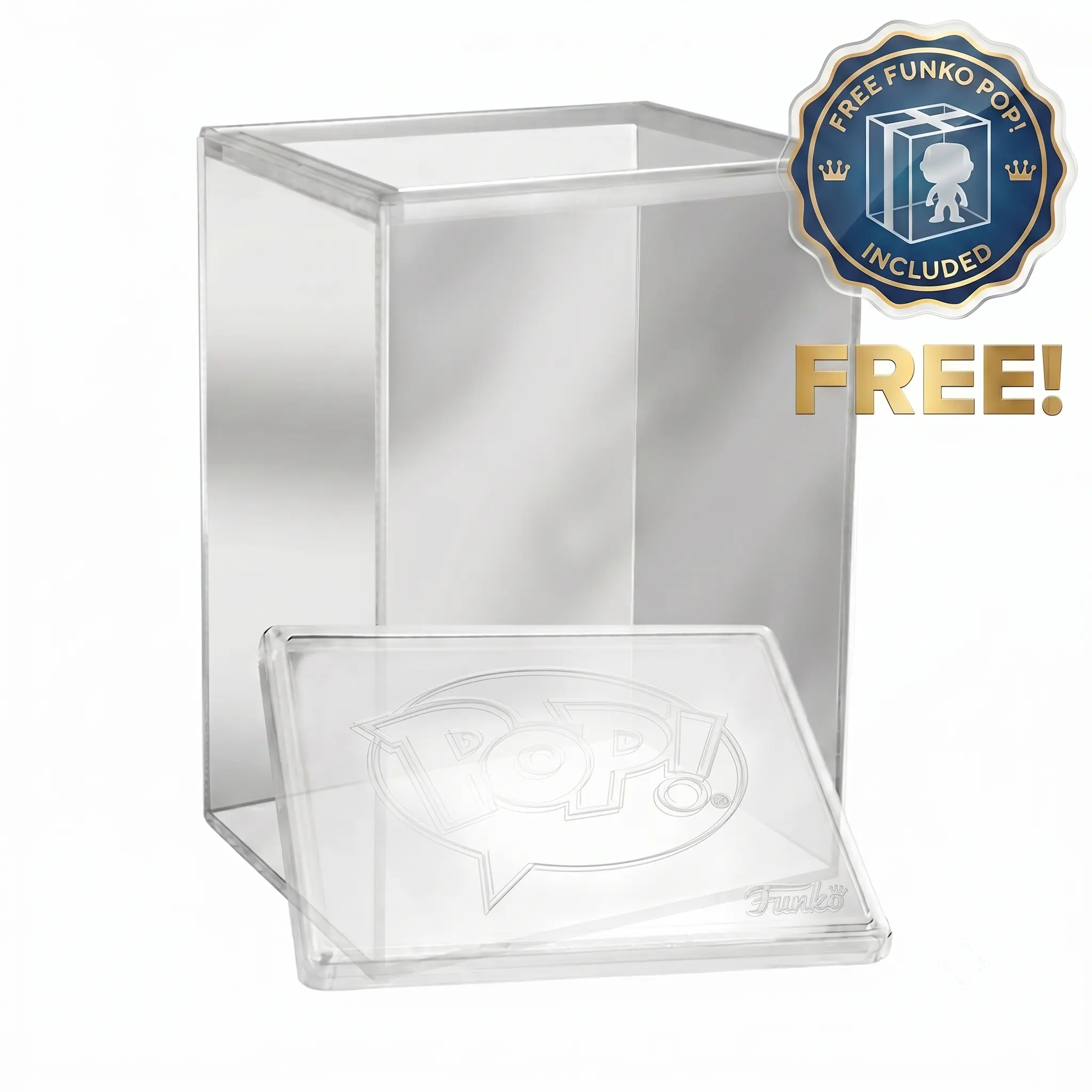 Funko Official UV Hard Shell Pop! Protector (Free Mystery Pop Included)