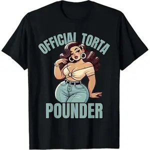 Mexican Latino Car Show Latina Pinup T-Shirt Casual Women's