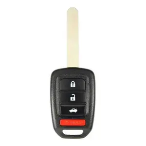 4 Button Remote Keyless Entry Replacement for Honda Accord Civic, Accord LX / LXS / Sport 2016 - 2020 FCC ID: MLBHLIK6-1TA IC: 2500A-HLIK61TA PN: 35118-T2A-A60