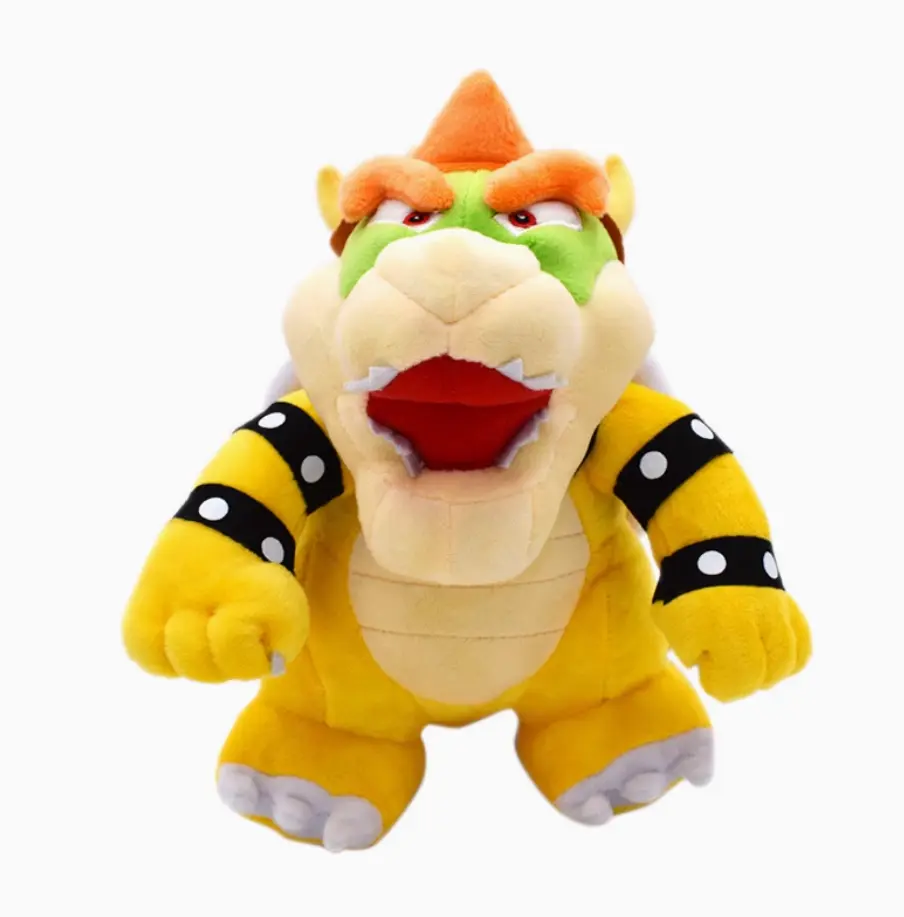 Bowser Plush,Bowser Stuffed Animal Mario All Star Collection 10 Inch Yellow– Sweet Gift for Mario Fans and Kids