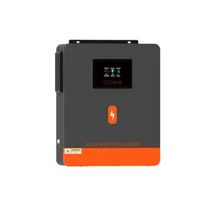 3.6KW Solar Inverter, 3600W Pure Sine Wave Power Hybrid Inverter, 24VDC To 110VAC, Peak Power 7200W, Max.Pv Input 4200W, Fit With 120A MPPT Solar Controller, For Lead-Acid, Lithium Batteries summergarden
