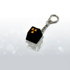 Mechanical Keyboard Keycap Keychain Fidget Toy Pendant ABS Metal Relax Charm Accessory