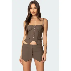 Ellis Buttoned Up Corset