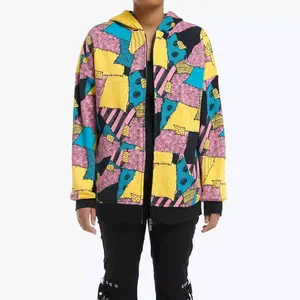 NBC Jack & Sally  reversible hooded jacket