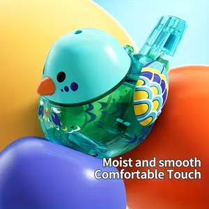 Cartoon Whistle with Hanging String, Small Horn for Blowing, Floating Ball, Water Bird Whistle Toy, Musical Instrument, Exercise Lung Capacity