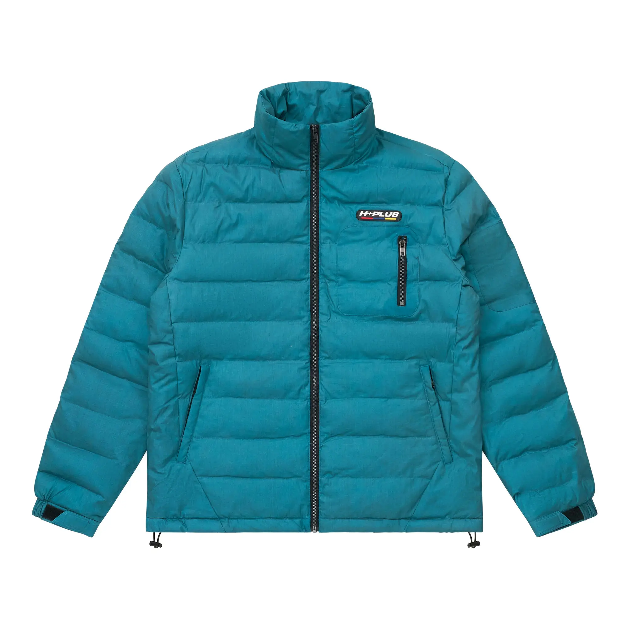 HYPLAND H+ THERMO PUFFER (AQUA), Hoodie, Long Sleeve