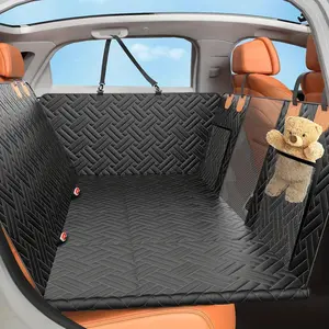 polyester waterproof Back Seat Extender for Truck,Truck Seat Cover Back Seat,Dog Hammock for Truck,Pet Seat Covers for Dogs,Hard Bottom Seat Extender for Dogs,Dog Seat Cover