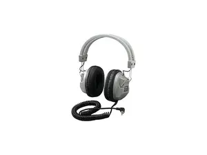 HamiltonBuhl HA7 SchoolMate Deluxe Stereo Headphones with 3.5mm Plug, Gray