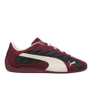 PUMA Mens Speedcat Plus Quilted Lace Up Sneakers Shoes Casual - Red