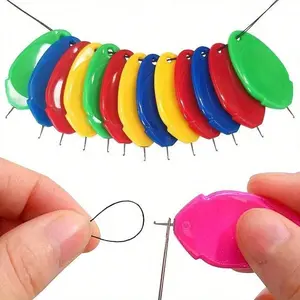 20 Pcs Automatic Threading Devices With Storage Container - Multi-Color Selection, Sturdy ABS + Metal Alloy Build, Ideal For Hand Sewing, Diamond Painting And Jewelry Craft, Premium Quality Tools